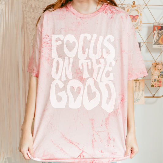 Focus On The Good Tee | Clay