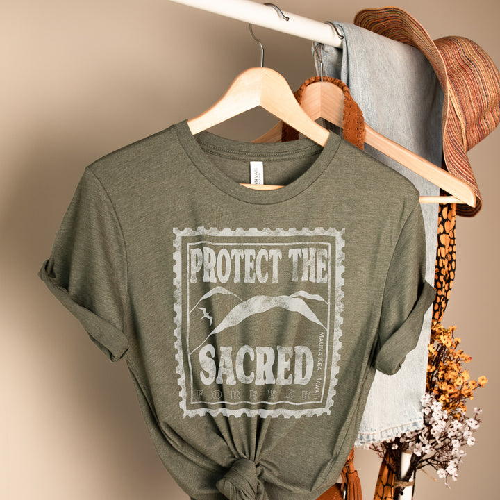Protect The Sacred Tee | Heather Olive