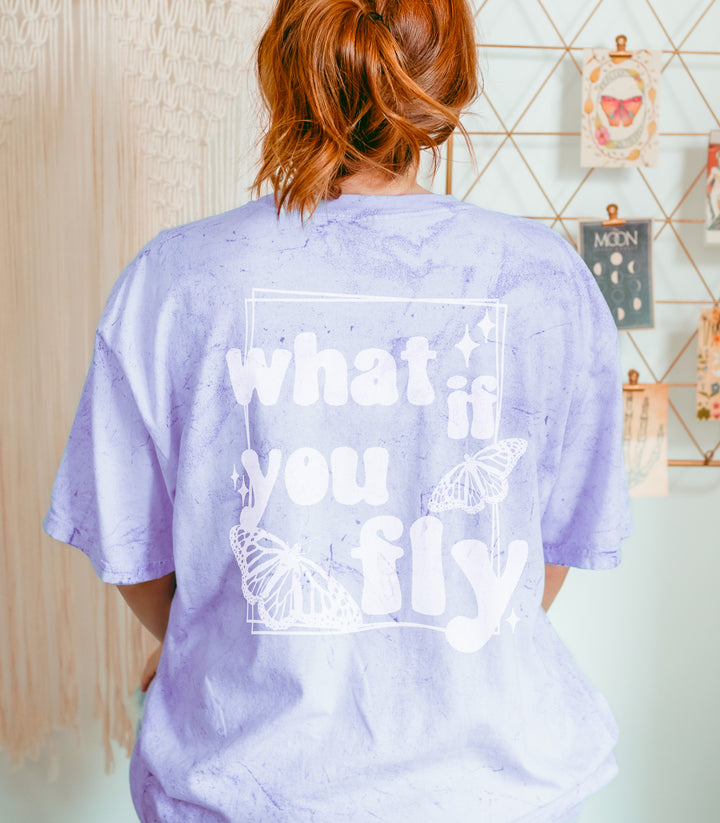 What If You Fly Tee | Amethyst